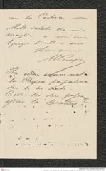 Nachlass Franz Steindachner, Brief von Alberto Perugia an Franz Steindachner (10.02.1881), Inv.Nr. 392.05, Seite 3